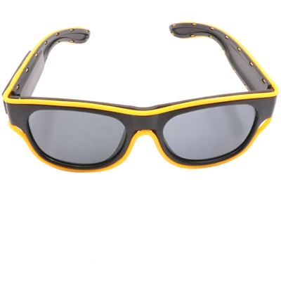 YJ011 standard di lenti per occhiali LED di colore 10 opzionalmente nero USB wireless bicchieri Sparkler del partito di ricarica bicchieri decorati