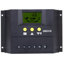 Anself 50A 12V / 24V solare carica PWM carica Display LCD Auto Regolatore Sistema Batteria per illuminazione stradale Compensazione della temperatura precio