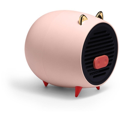 Rosa maiale nella regolazione 220V 500W mini piccole stufe domestiche riscaldatore ad aria - ASUPERMALL