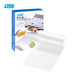 Pellicola di plastica da 3 ", spessore della pellicola 80mic 100 fogli di colla EVA, carta / documento di plastica trasparente 100 fogli - ASUPERMALL precio