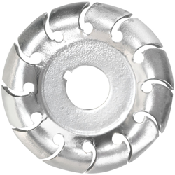 Multifunzionale ad alta durezza di scultura di legno del disco 12 denti 16 millimetri Alesaggio foro 65mm Diametro Legno Shaping Angle Grinder en oferta