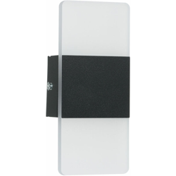 Parete AC85-265V LED si illumina bianco 6500K 14 * 6 scatola quadrata nera 3W - ASUPERMALL precio