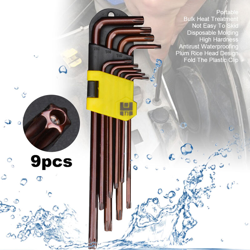 9 set di chiavi a brugola, lega S2 superhard, prugna metri allungamento parola - ASUPERMALL características