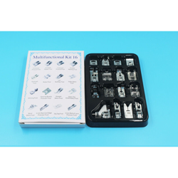 Household macchina da cucire piedi, Accessori da cucire usata multifunzionale piedino 16 insieme, 16 set B - ASUPERMALL características