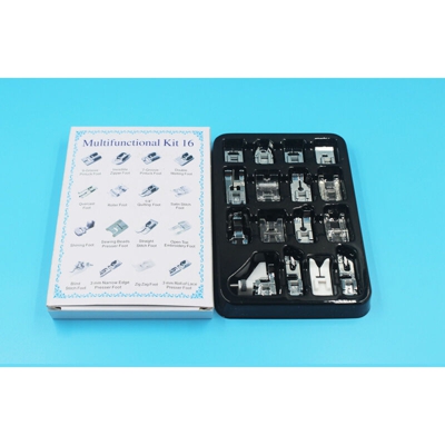 Household macchina da cucire piedi, Accessori da cucire usata multifunzionale piedino 16 insieme, 16 set B - ASUPERMALL