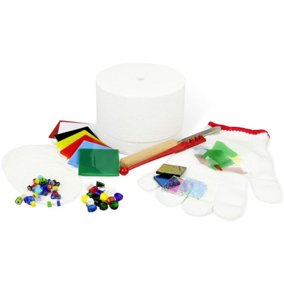 1.707.001 piccolo forno di fusione 10 insiemi vetro ornamenti diy monili bianco piccolo forno microonde vetro hot melt - ASUPERMALL