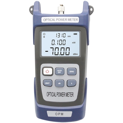 Grey 10Mw Aua-80A Meter Fiber Power ottico portatile a luci rosse deperimento chiaro Tv via cavo Tester Una fibra ottica del tester Locator Visual