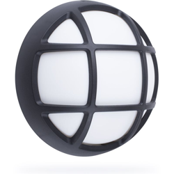 10.041.31 (GOL-004-HB) Lampada da Parete per Esterni a LED, Plastica, Nero, 7 watts - Smartwares en oferta
