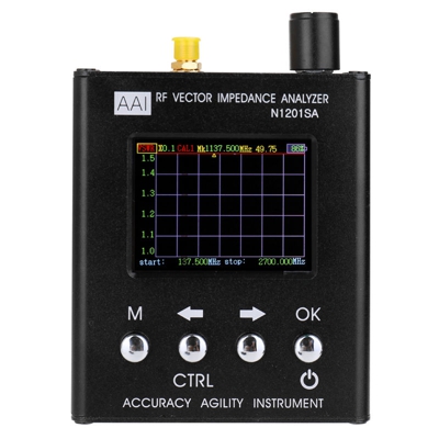N1201SA RF vettore impedenza analizzatore ANT SWR dell'antenna tester 137.5-2700MHz Resistenza / impedenza / SWR - ASUPERMALL