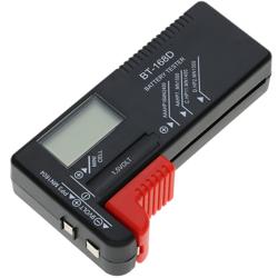 Nuovo AA / AAA / C / D / 9V / 1.5V universale delle cellule del tasto di volt della batteria del tester digitale di visualizzazione - ASUPERMALL en oferta
