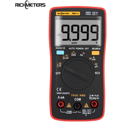 RM111, gamma automatica con NCV, portatile - Richmeters