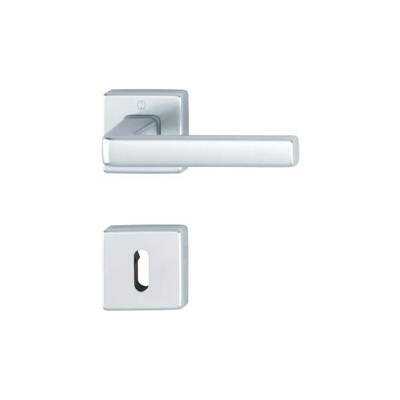 Rosetta Maniglia Della Porta 1124 / 843Kv / 843Kvs, Bb, F94-1 Alluminio Satinato - ROTTNER SECURITY