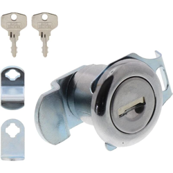 Burg-Wächter ricambio cilindro per posta, Leva di bloccaggio, per spessore da 1 a 2 mm, cromato, ZBK 71 SB, 1 pezzi - BURG WACHTER precio