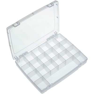 Cassetta Porta Minuteria Mm 240 X 151 - 7 Scomparti -Ppl Trasparente - PLASTICA PANARO