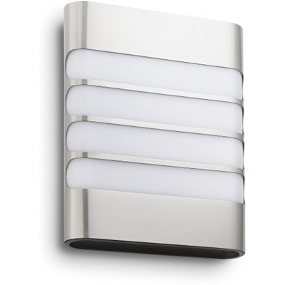 Philips Raccoon Lampada da Parete a LED per Esterni, Acciaio Inox - PHILIPS LIGHTING