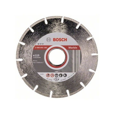 Bosch Lama da taglio diamantata standard per marmo, 115 x 22,23 x 2,2 x 3 mm