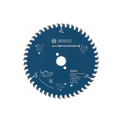 Bosch Lama per sega circolare Expert for High Pressure Laminate, 160 x 20 x 20 x 2,2 mm, 48
