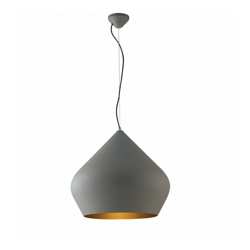 Sospensione Tholos Grigia 1Xe27 52X45Cm - INTEC características