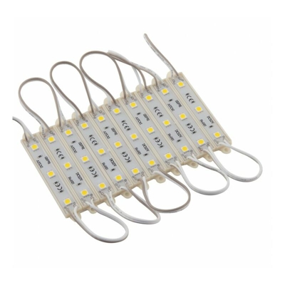 Kit 20Pz Modulo Led Insign 5050 3Led 0,72W Dc12V 72Lm 6000K Ip65 9,1Cm Cavo 10Cm - INTEC