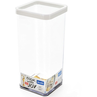 barattolo Premium loft – aromadichte scatola – Contenitori – Contenitore in plastica priva di BPA è lavabile in lavastoviglie – Contenuto 0.5 L –