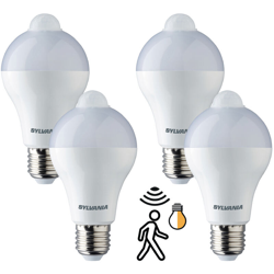 Lampadina Intelligente Led Con Sensore Di Presenza E27 Bianco Caldo 3000K 12W 1055Lm A+ Sylvania 4 Pezzi - NEDIS características