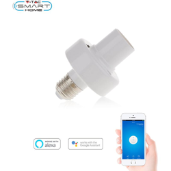 V-Tac Smart Vt-5007 Portalampada Attacco E27 Wi-Fi Controllabile Tramite App características