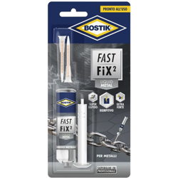 Bostik - ADESIVO DI RIPARAZIONE FAST FIX 2 METAL trasparente en oferta