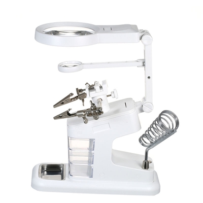 TH7206, strumento di riparazione multifunzione, lente d'ingrandimento multi-ingrandimento, 7026 bianco - KKMOON