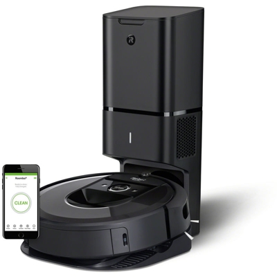 iRobot Roomba i7+ aspirapolvere robot Senza sacchetto Nero 0,4 L