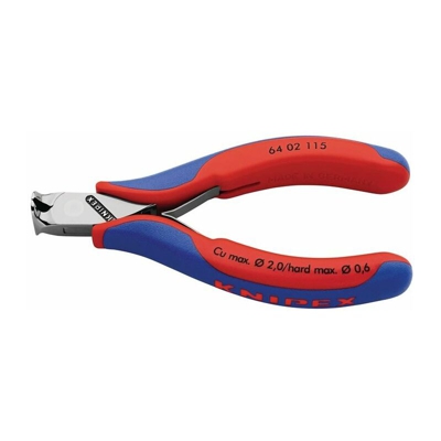 KNIPEX Fresa finale elettronica lucidata a specchio con manicotti multicomponente 115 mm
