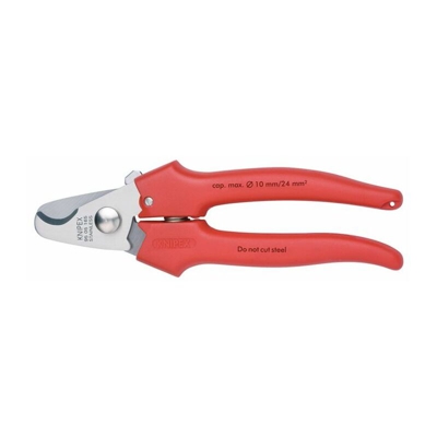 KNIPEX Cesoie per cavi lucidate con plastica sovrastampata 165 mm