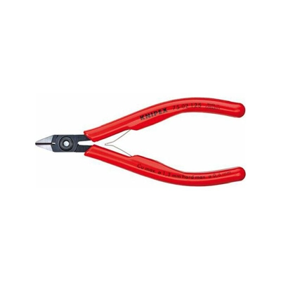 KNIPEX Fresa laterale elettronica brunita con manicotti in plastica 125 mm