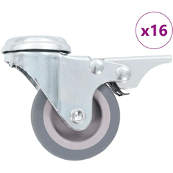 Ruote Girevoli con Foro per Bullone 16 pz 50 mm - VIDAXL en oferta