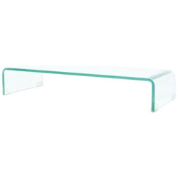 Mobile / rialzo Porta Tv In Vetro Trasparente 80x30x13 Cm características
