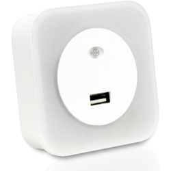 LUCE NOTTURNA CON PRESA USB 103601 - Avidsen en oferta