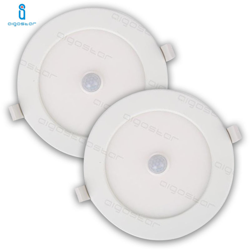 2 Faretti Pannello Led Da Incasso 12W Con Sensore Di Movimento Integrato Aigostar en oferta