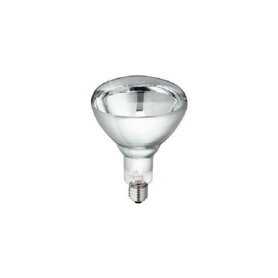 Philips Lampada Incandescente Infrarossi 250W Attacco E27 Finitura Chiara Ir250Ch