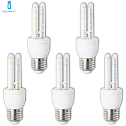 Lampadina Led Tubo T3 2U 4W Attacco E27 Luce Bianco Freddo 6400K No Fluorescente 5 Pezzi - AIGOSTAR características