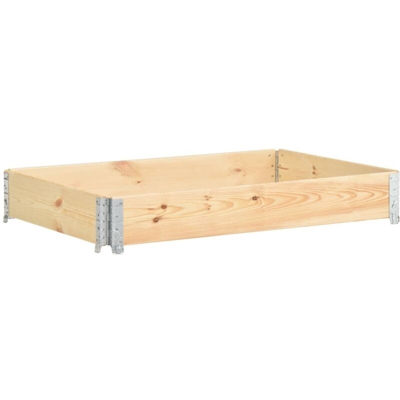 Collare per Pallet 100x150 cm in Legno Massello di Pino - VIDAXL