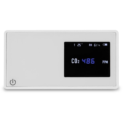 Rilevatore di anidride carbonica, tester di temperatura e umidita (batteria incorporata) - ASUPERMALL