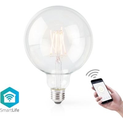 Lampadina con Filamento LED Smart Wi-Fi | E27 | 125 mm | 5 W | 500 lm NE550704152 - Nedis - KASANOVA