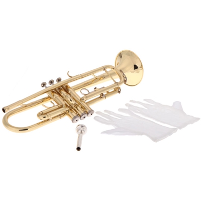 Di piccole dimensioni, materiale in ottone, piatto B, boccaglio argentato, paio di guanti - ASUPERMALL