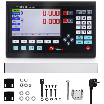 Display digitale da 7 pollici LCD a grande schermo reticolo, attrezzatura di misurazione EDM tornio 220V 2 assi - ASUPERMALL