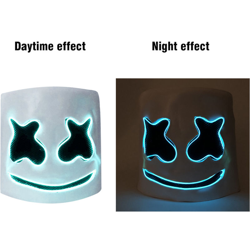 Cappuccio luminoso marshmallow a LED, blu - ASUPERMALL características