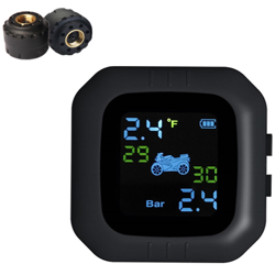 Impermeabile Cordless TPMS Motorcycle Tyre Pressure Monitoring System Sensor Moto 2 External Tools - ASUPERMALL características