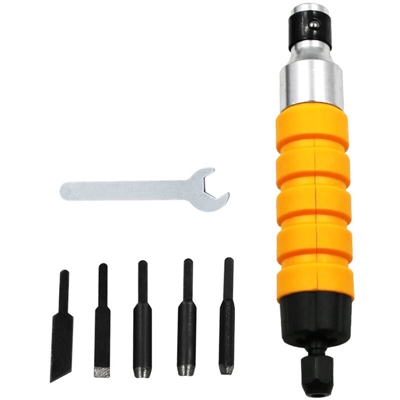 scalpello la lavorazione del legno elettrico, strumenti di intaglio, scalpello elettrico +5 coltello + chiave fissa - ASUPERMALL