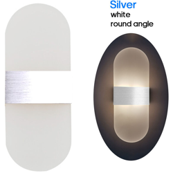chiave della parete del LED Acrilico (arrotondato bianco argento) - ASUPERMALL en oferta