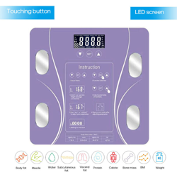 Domestici bilance elettroniche intelligenti, ha detto che il grasso corporeo, viola, 290 * 260 millimetri (senza batterie spediti) - ASUPERMALL características