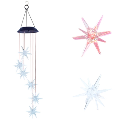 Carillon solare antivento, 2 V 0,6 W. Batteria ricaricabile integrata da 1,2 V 600 mAh - ASUPERMALL