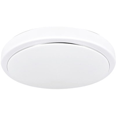 WIFI soffitto electrodeless illuminazione della lampada LED circolare soffitto camera soffitto telecomando 85V-265V argento - ASUPERMALL